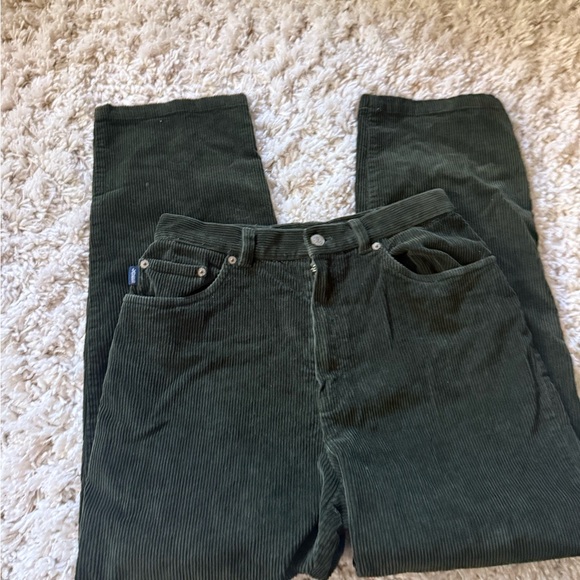 Dark Green Ralph Lauren designer highly waisted pants Cotton Blend Fabric - Picture 4 of 9